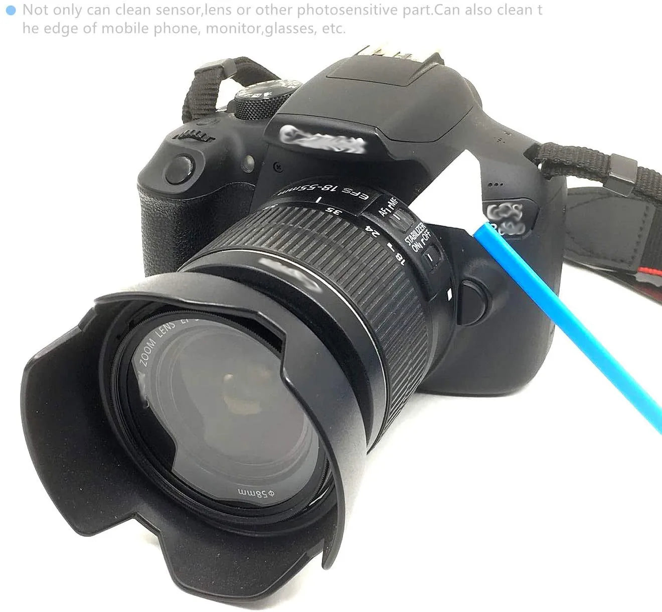 SANHOOII 10Pcs/20Pcs DSLR SLR Dry Full Frame Sensor Cleaning Swab Professional Digital Camera Cleaning Kit