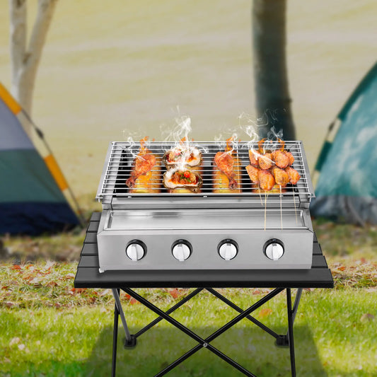 BBQ Propane Gas Stove Grill Stainless Steel