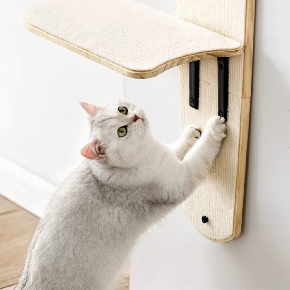 MEWOOFUN Cat Hanging Bed & Climbing Tree Tower