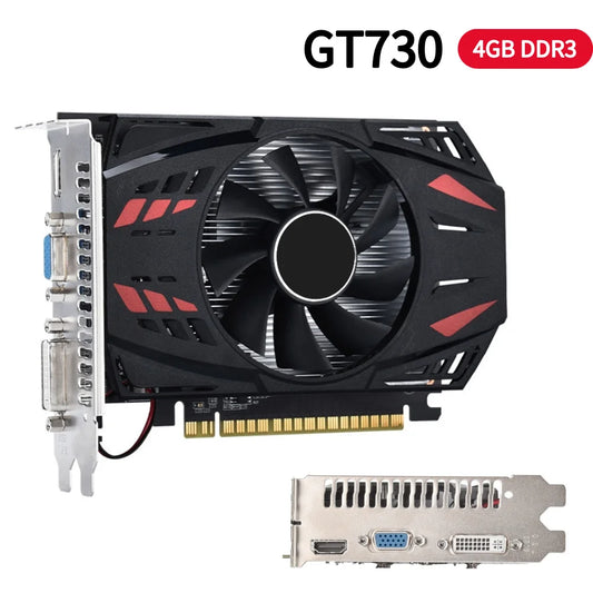 GT730 Desktop PC Graphics Cards PCI-E2.016X DDR3 4GB