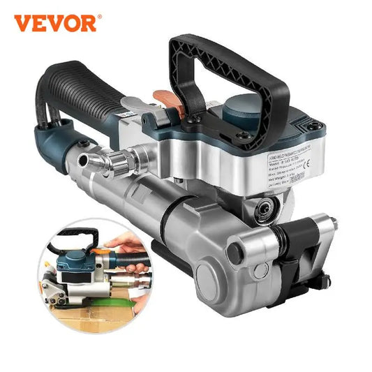 VEVOR B25 Pneumatic Strapping Tool with 3500N Max Tension for 0.75-0.98 inch PP/PET Belt Packaging