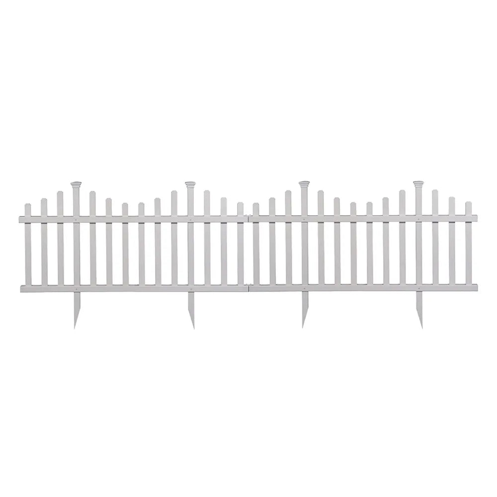No-Dig Vinyl Fence Kit (30in x 56in) (2 Pack)
