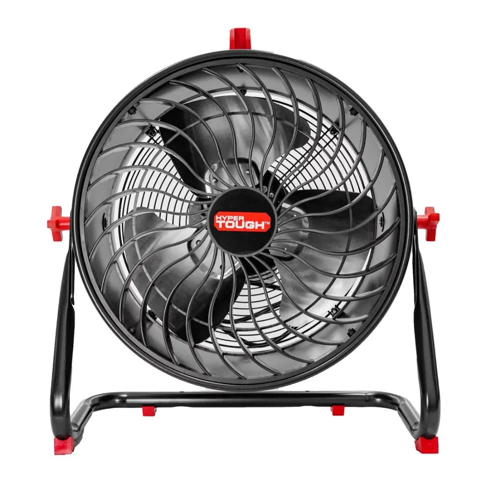 Hyper Tough Black & Red 16 inch 2-Speed Turbo Drum Fan