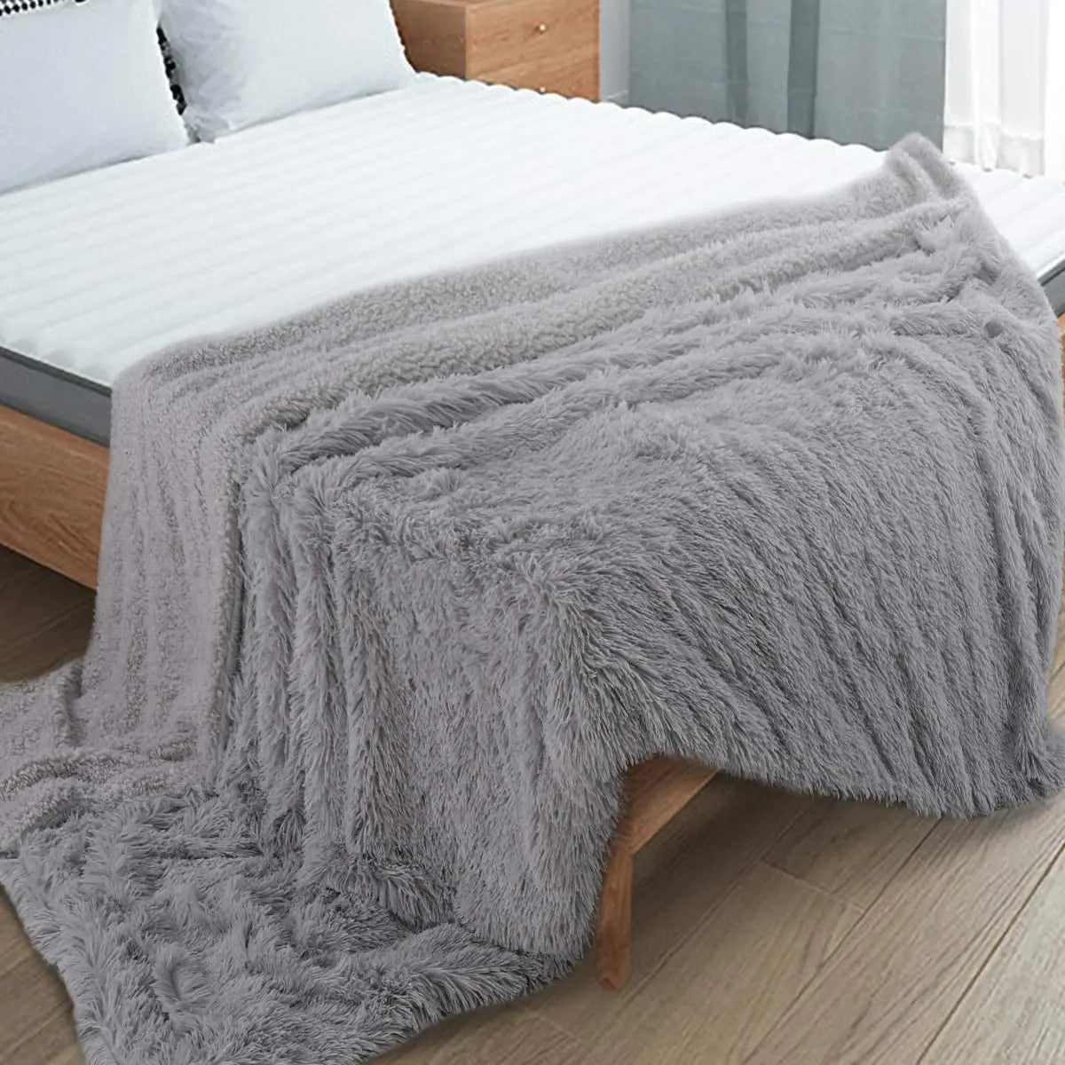 Thickened Fluffy Blanket Warm Spring Bedspread