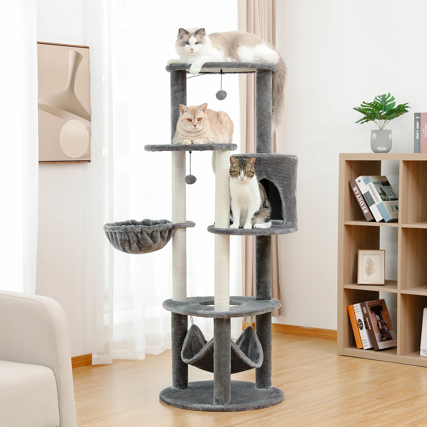 Multi-Level Pet Cat Tree House Cando