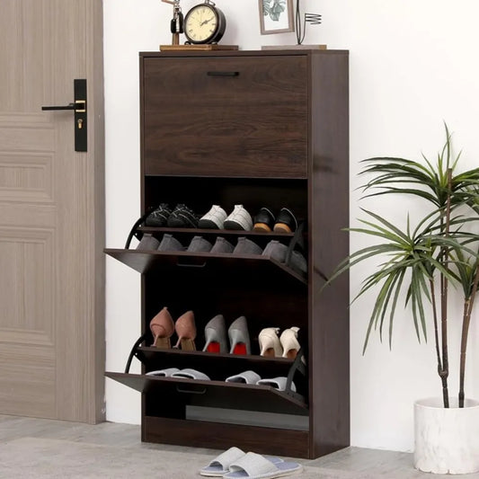 KUMIUNION Shoe Storage Cabinet for Entryway