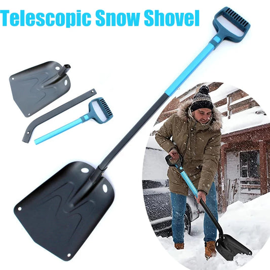 Winter Telescopic Snow Shovel Multifunctional Portable Snow Shovel